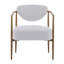 chaise de salle à manger en velours Teddy