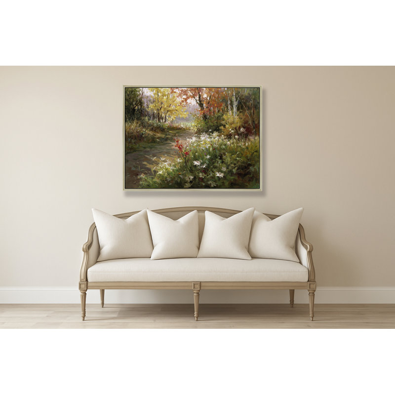 Path Of Autumn Light Print, Brown, 50" H x 74" W