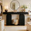 Table basse pratique, console durable, table de couloir minimaliste