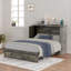 Lit armoire Murphy avec station de charge et tiroir de rangement-2048773582-2048773583