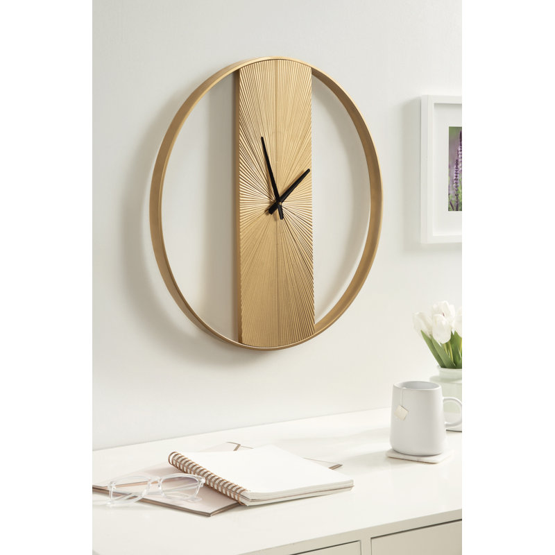 Très grande horloge murale 24 po Gwennie