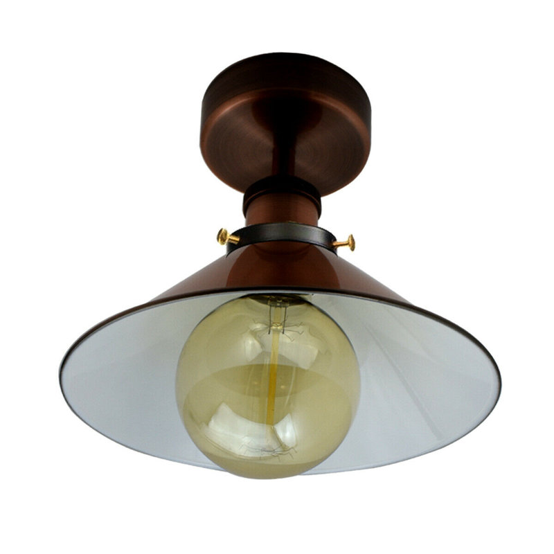 Boldt Semi Flush Mount, Copper, Copper