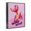 Art de la giclée encadrée par Waly Balloon Dog par Nataly White-107872972-111732600