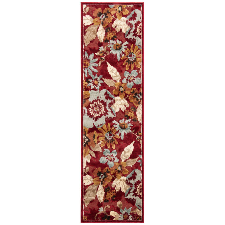Brendon Floral Hand Woven Area Rug