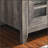 55 Inch TV Media Stand with Electric Fireplace, Gray Wash, Efficient Heating and Stylish Storage Solution-1046961364