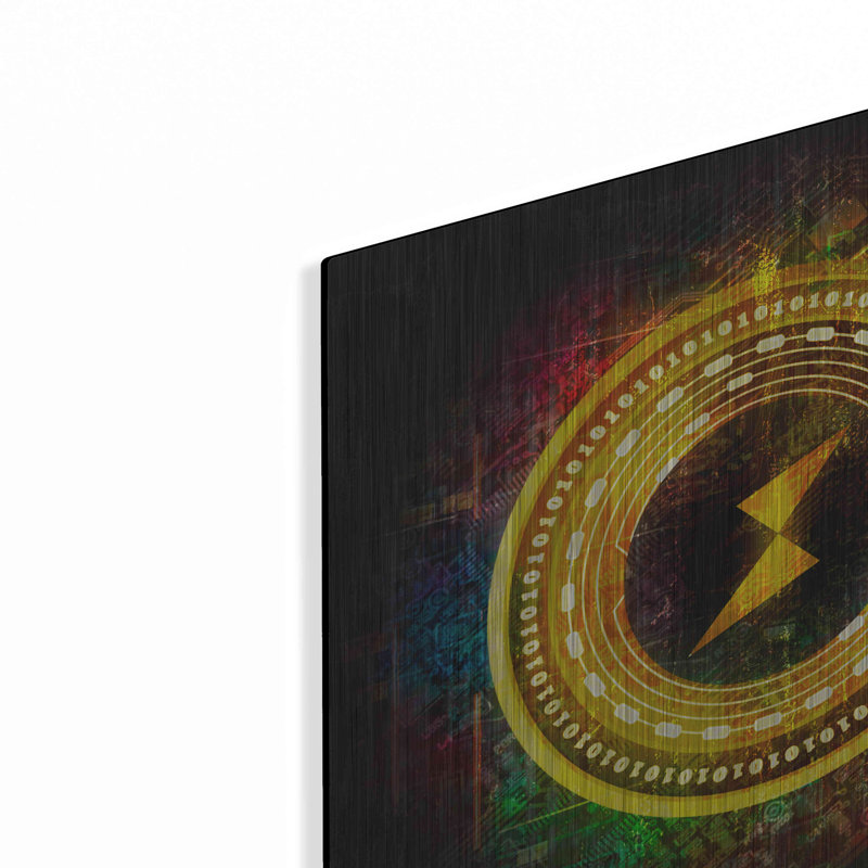 «Thorchain Better Than Gold», art mural en métal, H 12 po x l 12 po