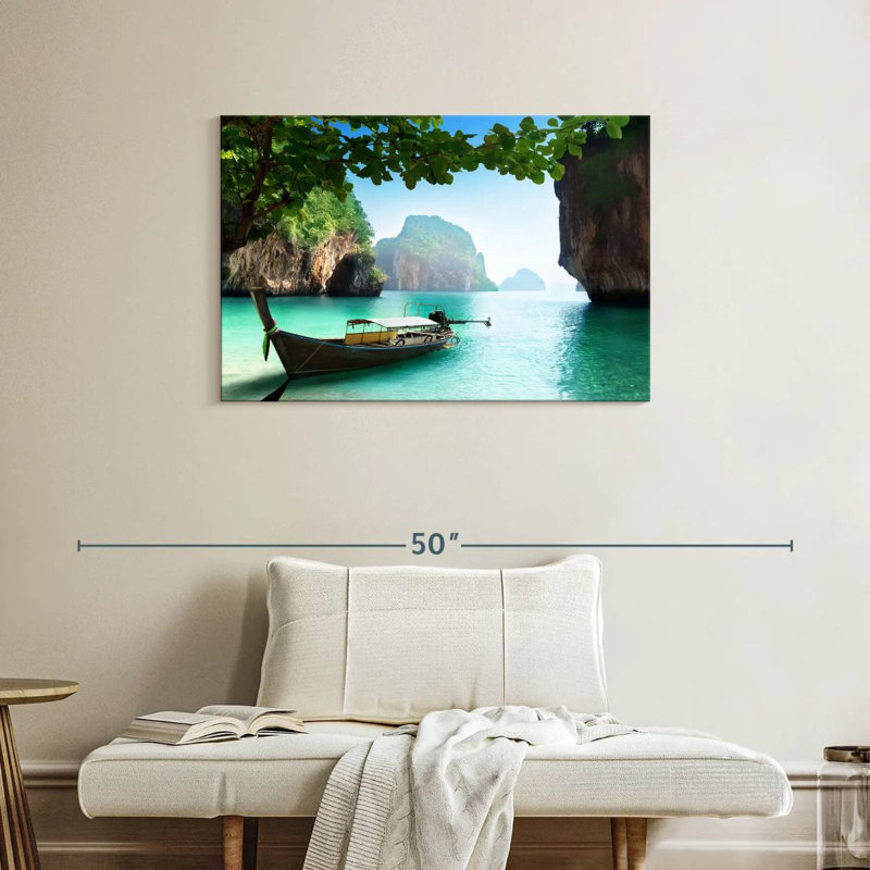Mehar Krabi Islands Boat, 24" H x 36" W