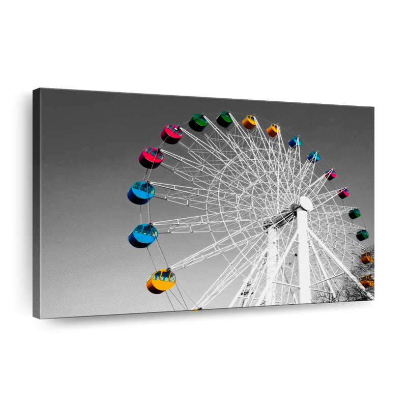 " Ferris Wheel Pop Canvas Print ", 30" H x 45" W x 1.25" D