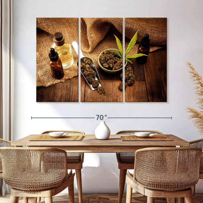 Harnek Medicinal Cannabis Buds, 42" H x 65" W