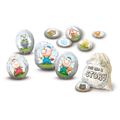 Story Stones - Three Little Pigs