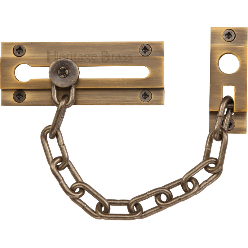 Heritage Brass Heritage Door Chain, Antique Brass