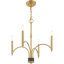 Lustre classique / traditionnel à 4 lumières de style bougie Lochlain-1859274204
