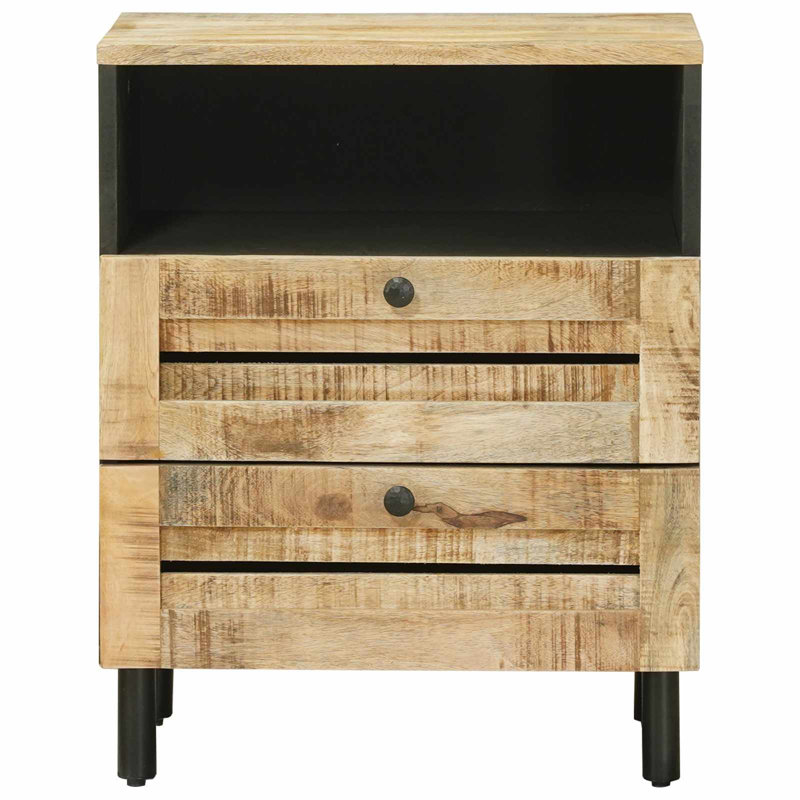 50cm W Solid Wood Bedside Table