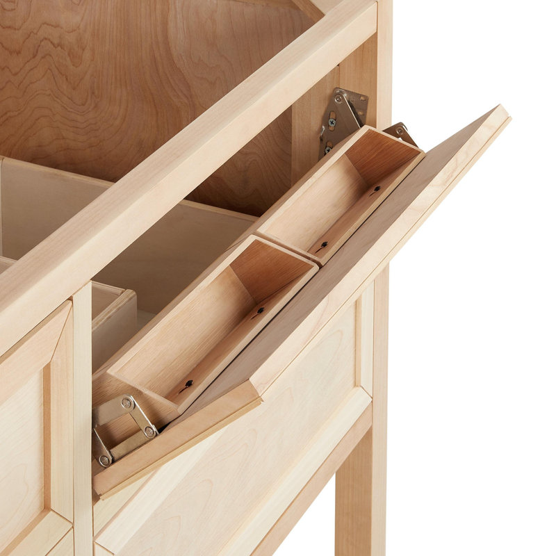 60" Robertson Double Bathroom Vanity - Cabinet Only in , Unfinished