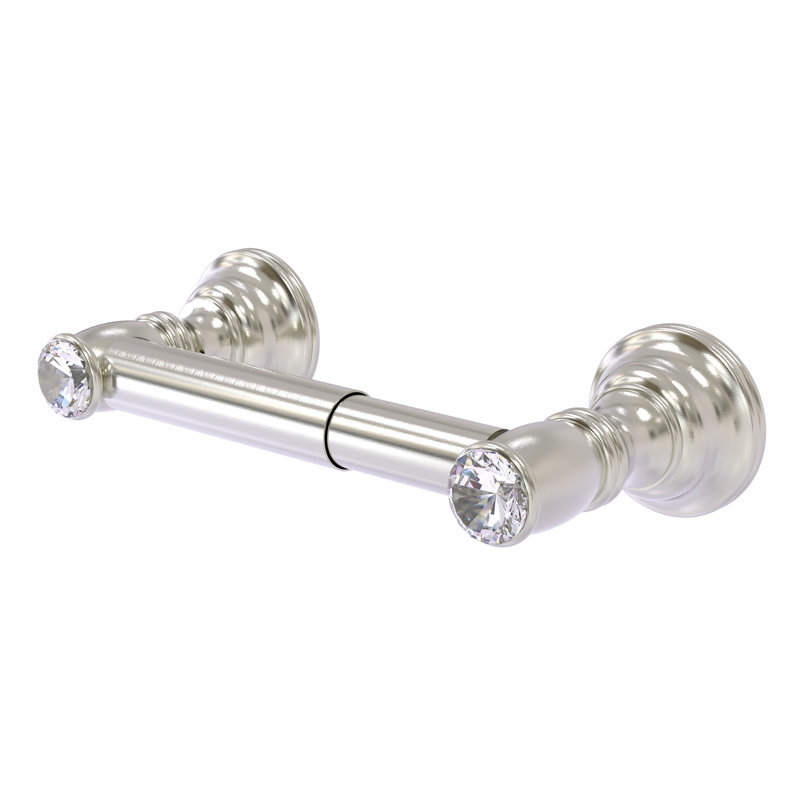 Freyja Wall Mounted Toilet Paper Holder, Satin Nickel