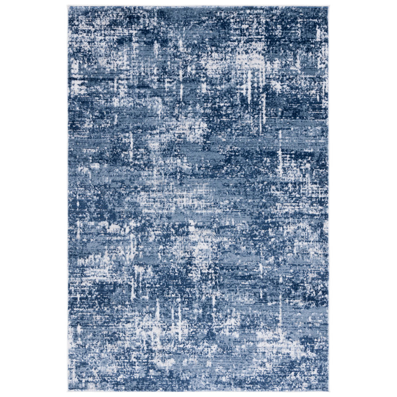 Tapis abstrait Amelia Performance Performance, Rectangle 10 po x 14 po