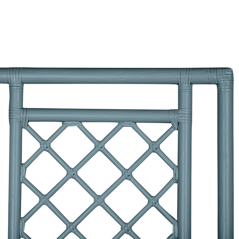 X And Diamond Headboard, Twin, Regatta Blue