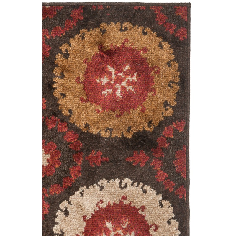 Cohe Kashmir Performance Floral Rug, Rectangle 4' x 6'