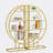 Waveline Geometric Bookcase