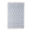 Colored Macrame Hand-woven Cream/Blue Rug-55988768