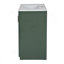 Meuble-lavabo de salle de bain avec lavabo en céramique, 3 tiroirs-110535112