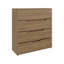 Commode 4 tiroirs, chêne naturel