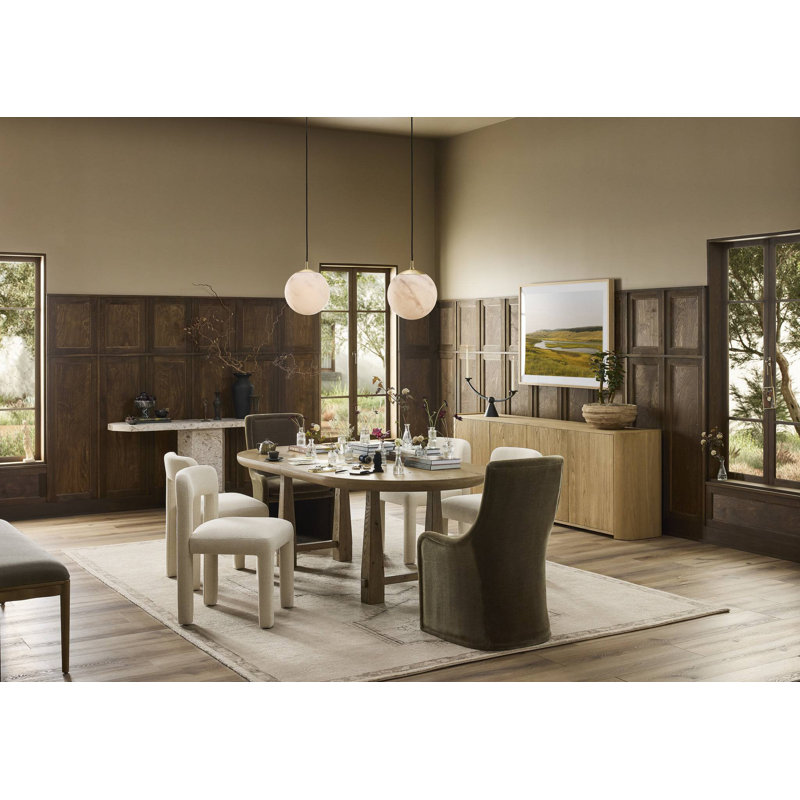 Argos 65'' W Marble Console Table