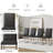 Kamden Heavy-Duty Faux Leather Dining Chairs with Iron Frame-119462440-115285066