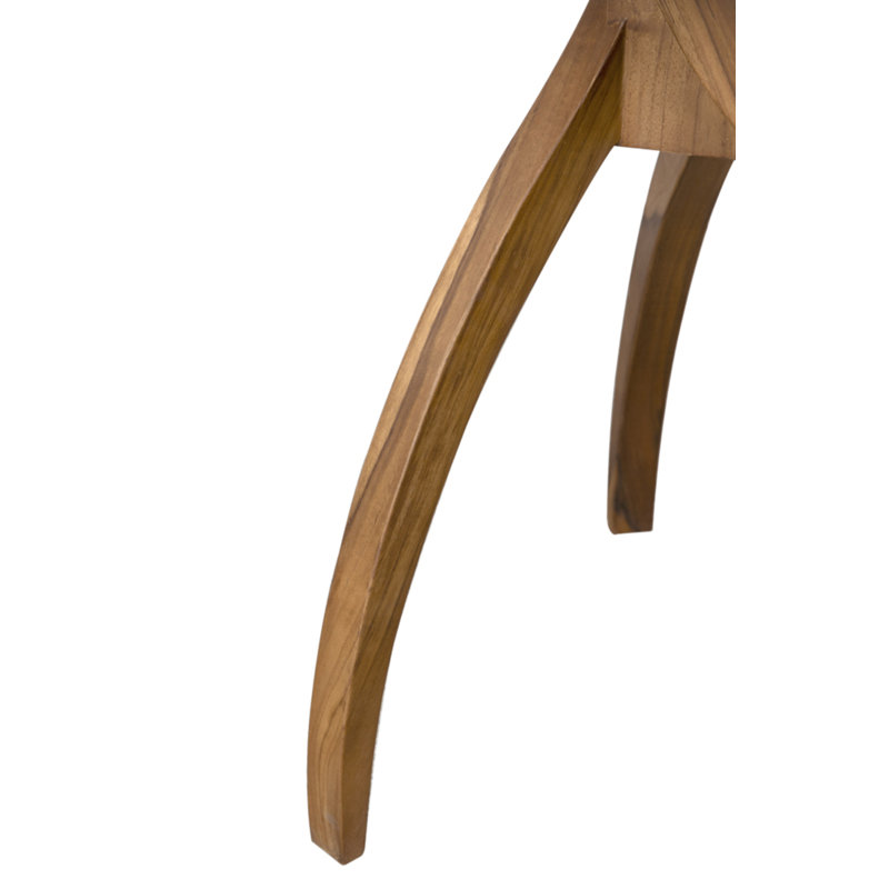 Vikram Solid Wood End Table, 19" H x 18" W x 18" D