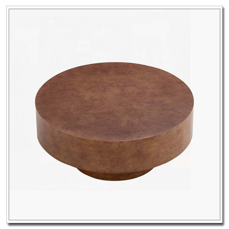 Table basse ronde 31,49 po, Noyer brun