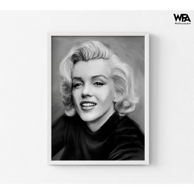 Reproduction du portrait de Marilyn Monroe, idée de remodelage de chambre d'adolescent de style Marilyn Monroe, art mural Kid, Hollywood Wall Art