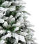 Real Touch Mountain Pearl Flocked Artificial Christmas Tree - 6.5' - Unlit