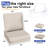 All-Weather Outdoor Sofa Cushions, Olefin Fabric Water & UV Resistant Replacement Cushions for Patio Furniture, Beige, Blue, Red, 1-5 Pairs-469506616-468827597