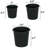 5" Black Garden Plant Pot - Round Nursery Pots With Drainage  5 . Polypropylene. All-Weather Use. Ideal For Planting And Storage. Crack Proof & Fade Holder Container Plastic . Suitable Multiple-772101088