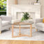 Table basse ronde en verre-1386929138