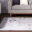 Tapis gris / noir en polypropylène tissé à la machine-182549722