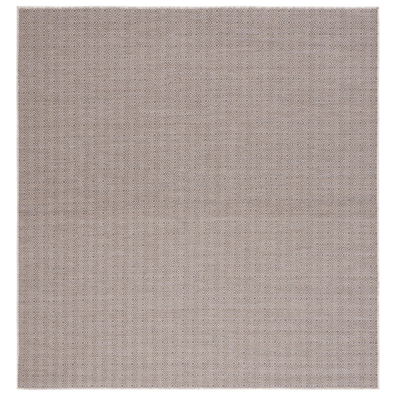 Alexios Performance Geometric Indoor/Outdoor Area Rug, Square 6'5"