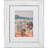 Montreuil White Solid Wood Matte Picture Frame with Mat-726534580