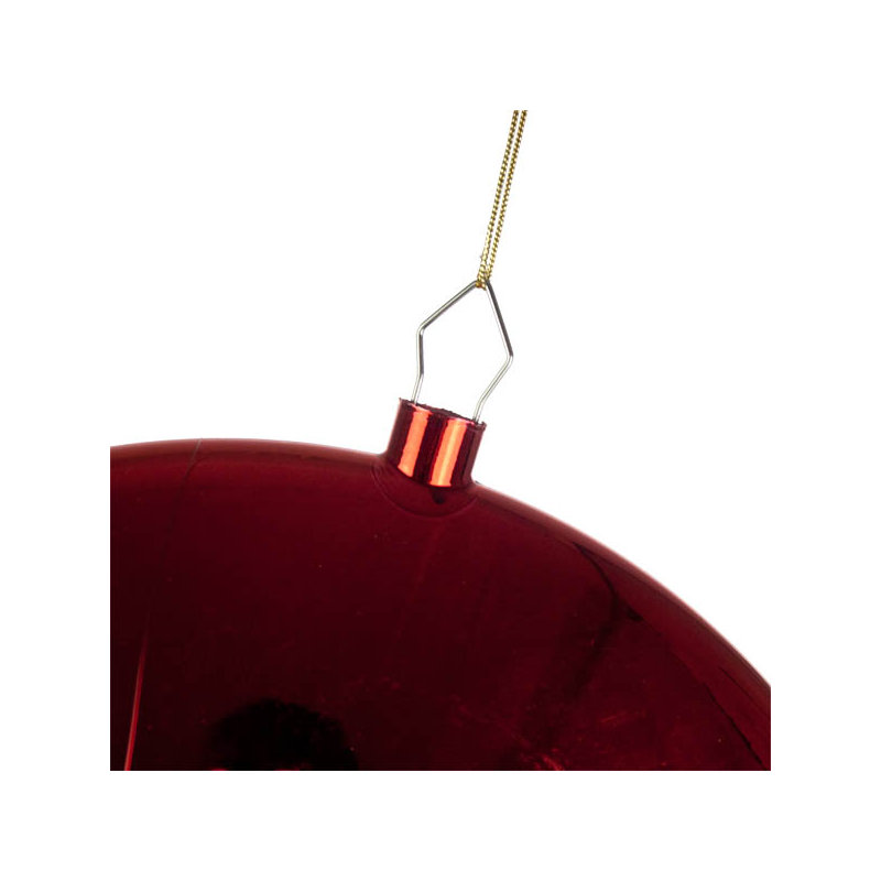 Ball Ornament, 30cm W x 30cm H, Red