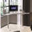 Adjustable Corner Metal Base Standing Desk-270744943