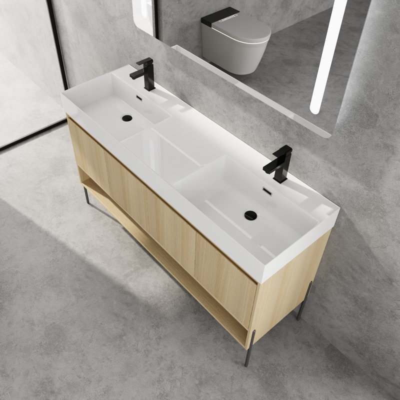 Meuble-lavabo avec comptoir Fredly