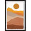 Mountains are Warming 1 Piece Single Picture Frame Painting-393307166