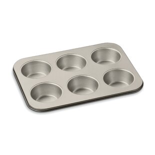 Stainless Steel Muffin Pan 6cup Cupcake Pan Tin For Baking Metal Muffin Pan  Tray