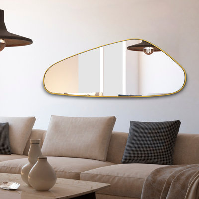 Miroir flottant décoratif asymétrique Deidrick