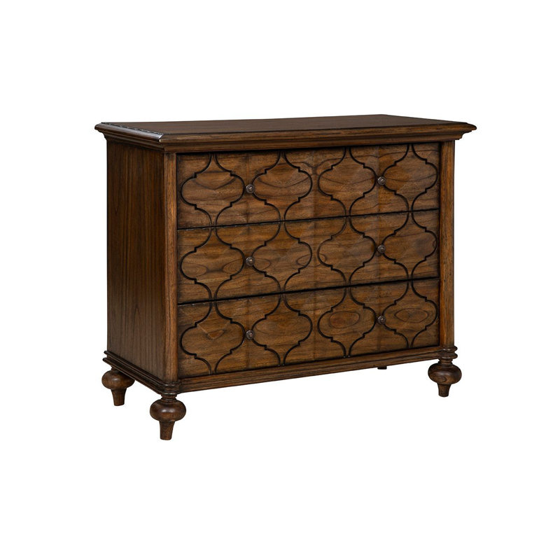 Commode 3 tiroirs Arthur, brun