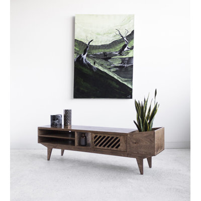 Whitt Unfinished TV Stand for TVs up to 88"