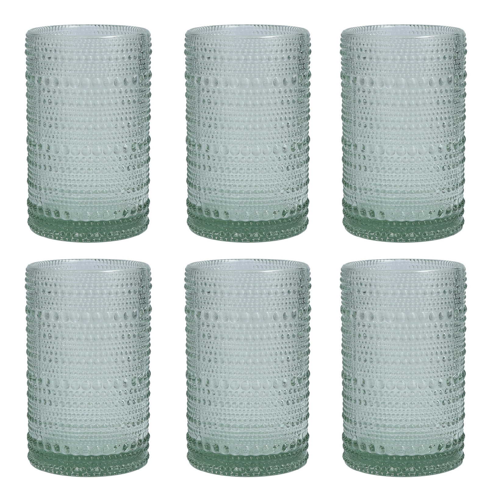 Jupiter Drinking Glass, Sage, 13 oz.