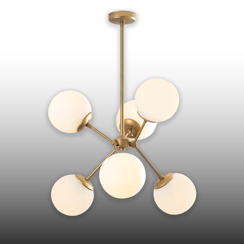 Lustre luxueux 6 lumières