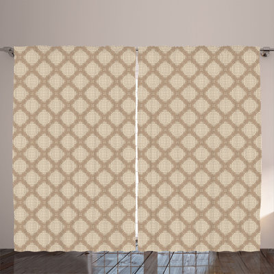 Semi Sheer Curtain Pair