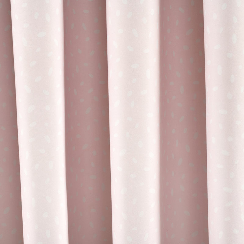 Blackout Single Panel, Pink, 52" W x 95" L